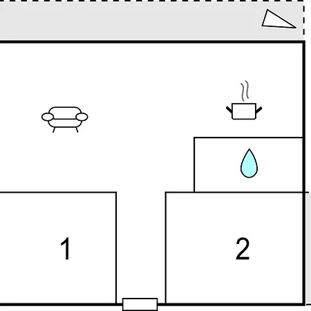 아파트 Awesome In W/ 2 Bedrooms 자다르